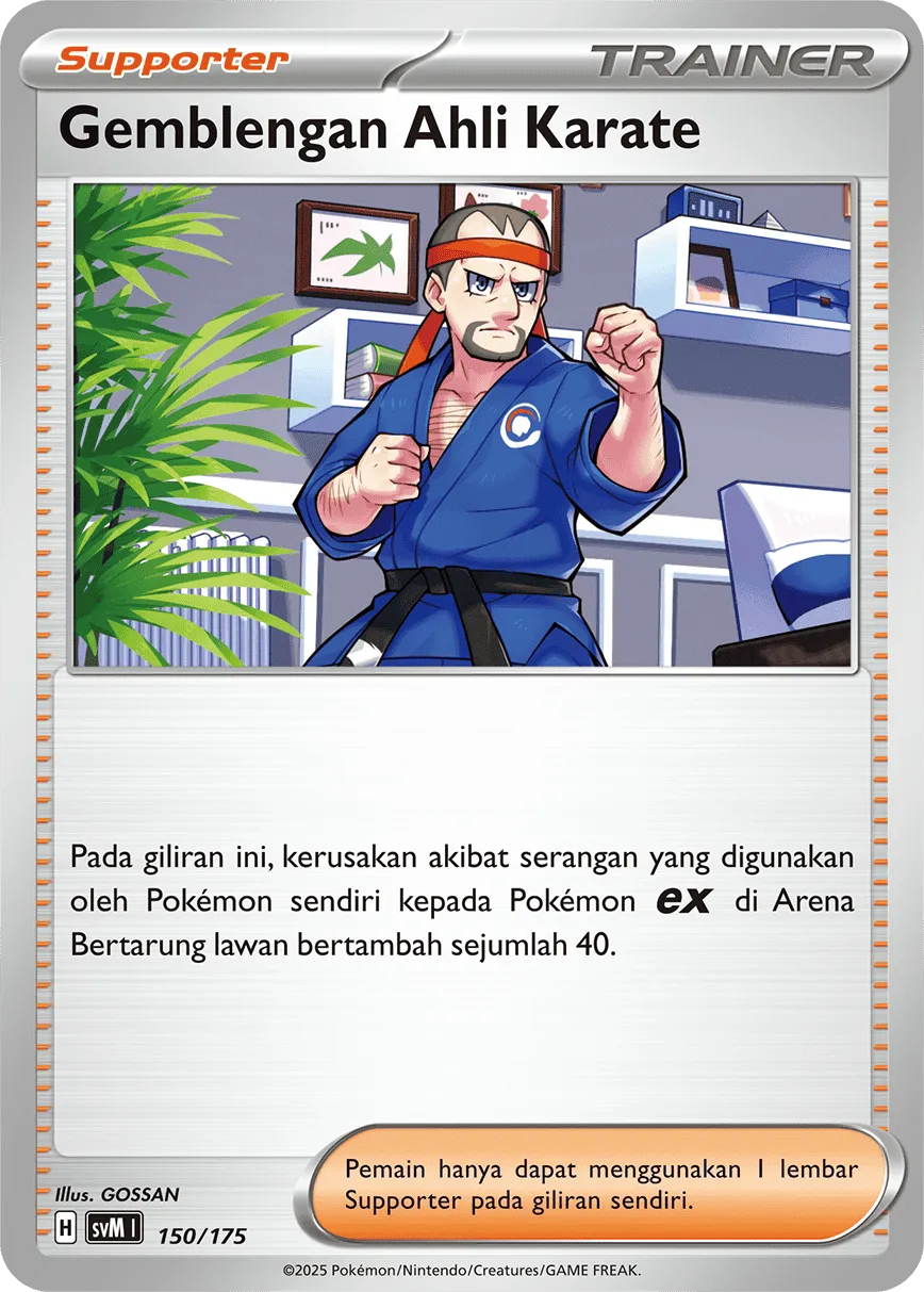 Black Belt's Training 150 — Generations Starter Decks (Indonesian Pokémon TCG card)