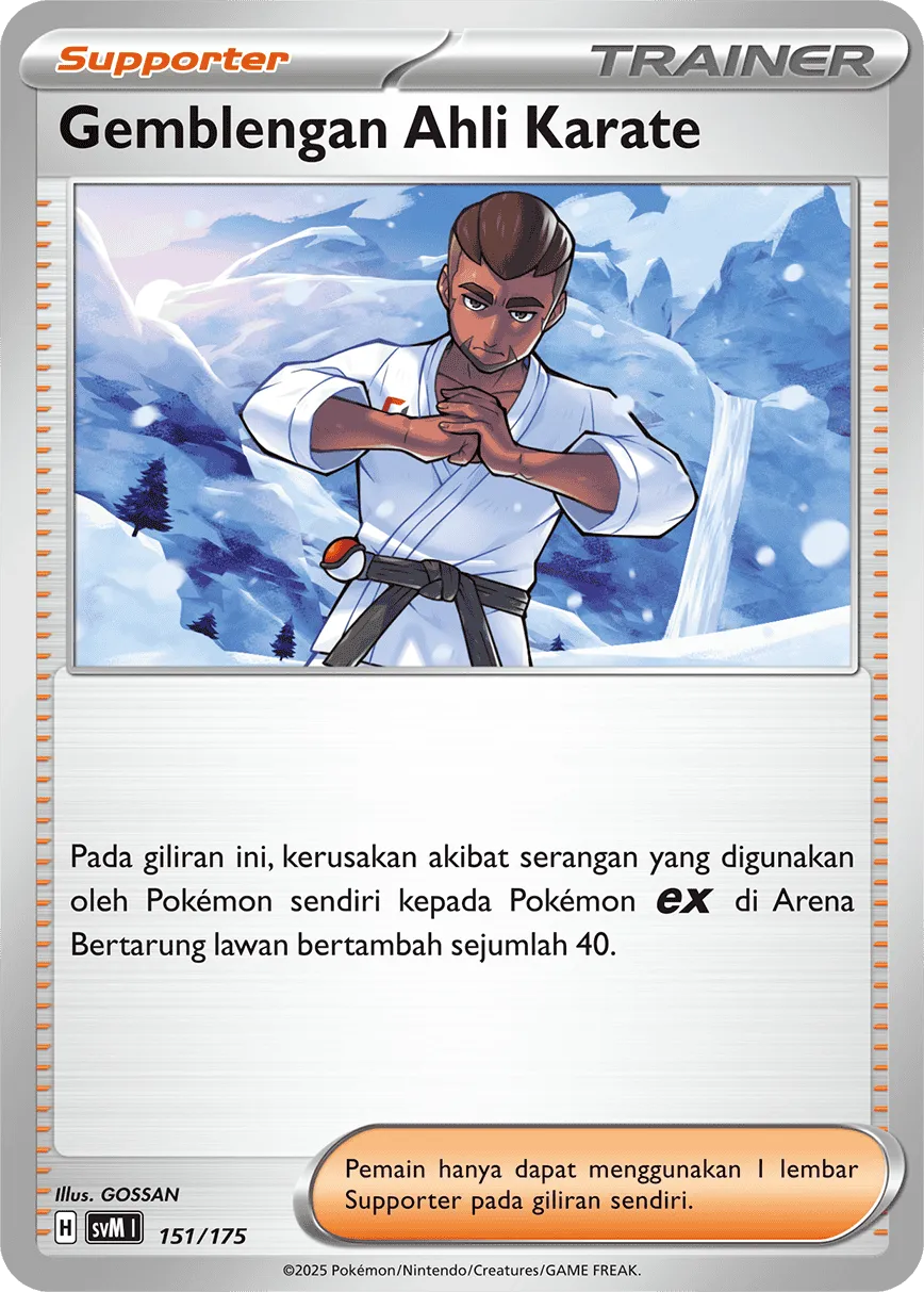 Black Belt's Training 151 — Generations Starter Decks (Indonesian Pokémon TCG card)