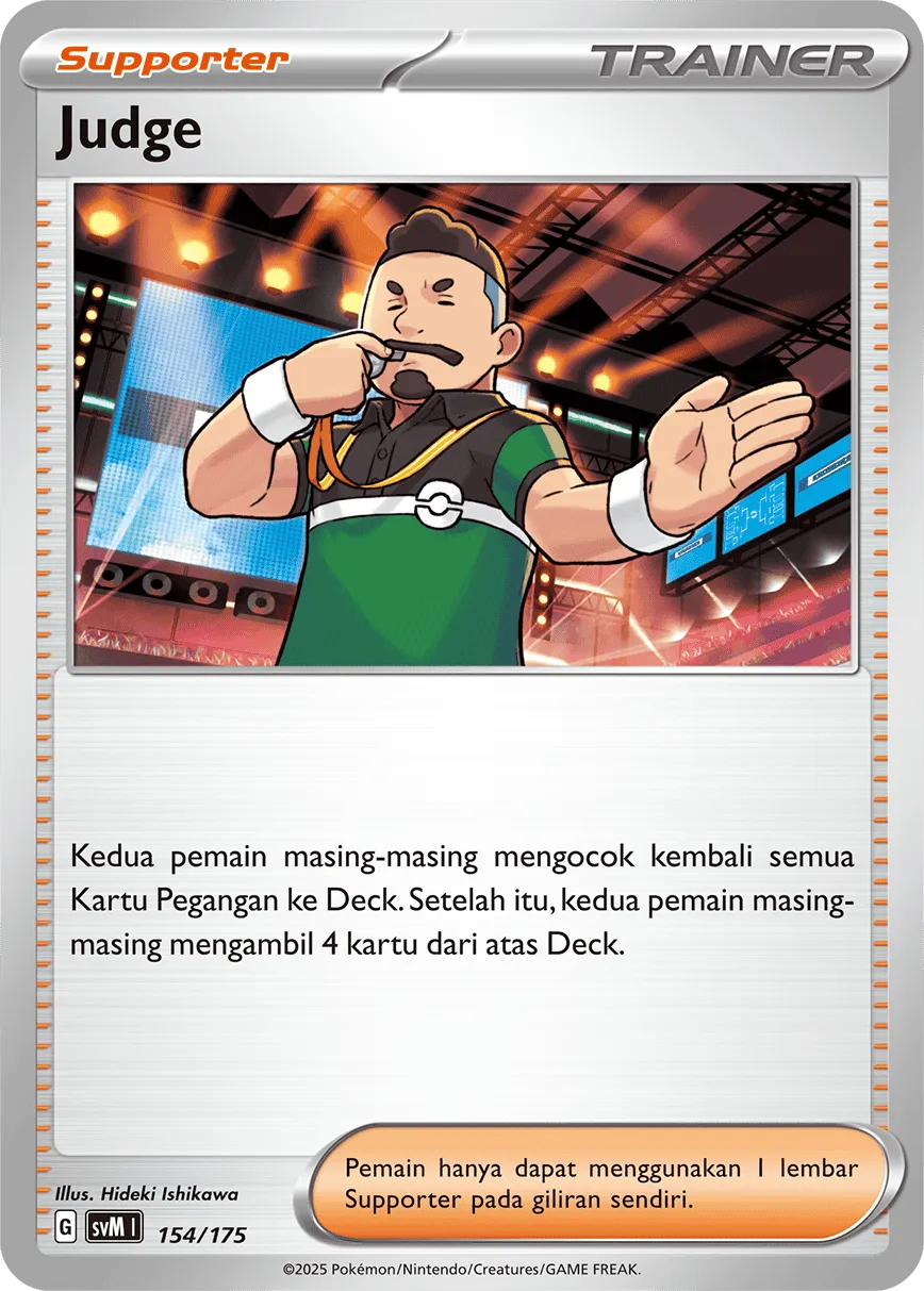 Judge 154 — Generations Starter Decks (Indonesian Pokémon TCG card)