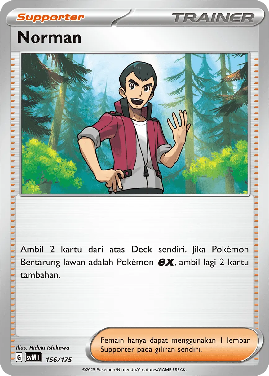 Norman 156 — Generations Starter Decks (Indonesian Pokémon TCG card)