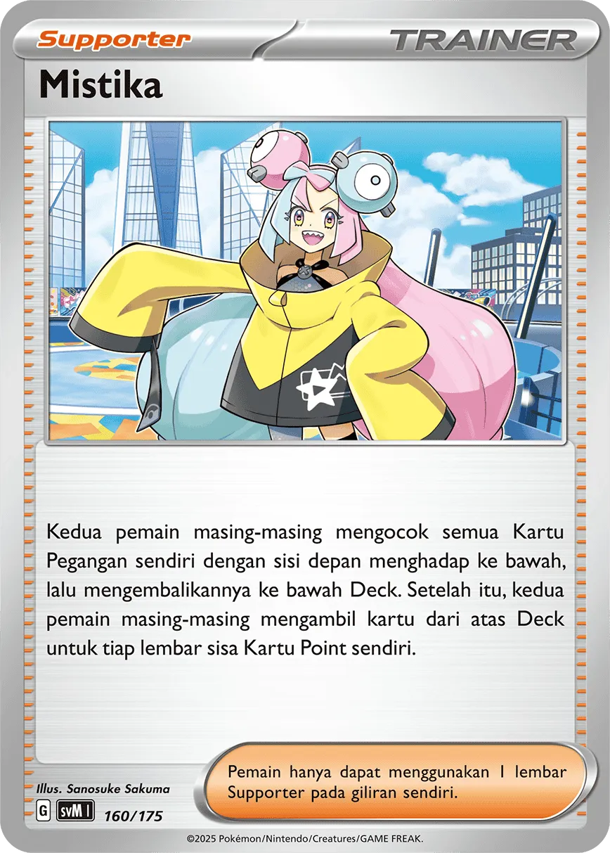 Iono 160 — Generations Starter Decks (Indonesian Pokémon TCG card)