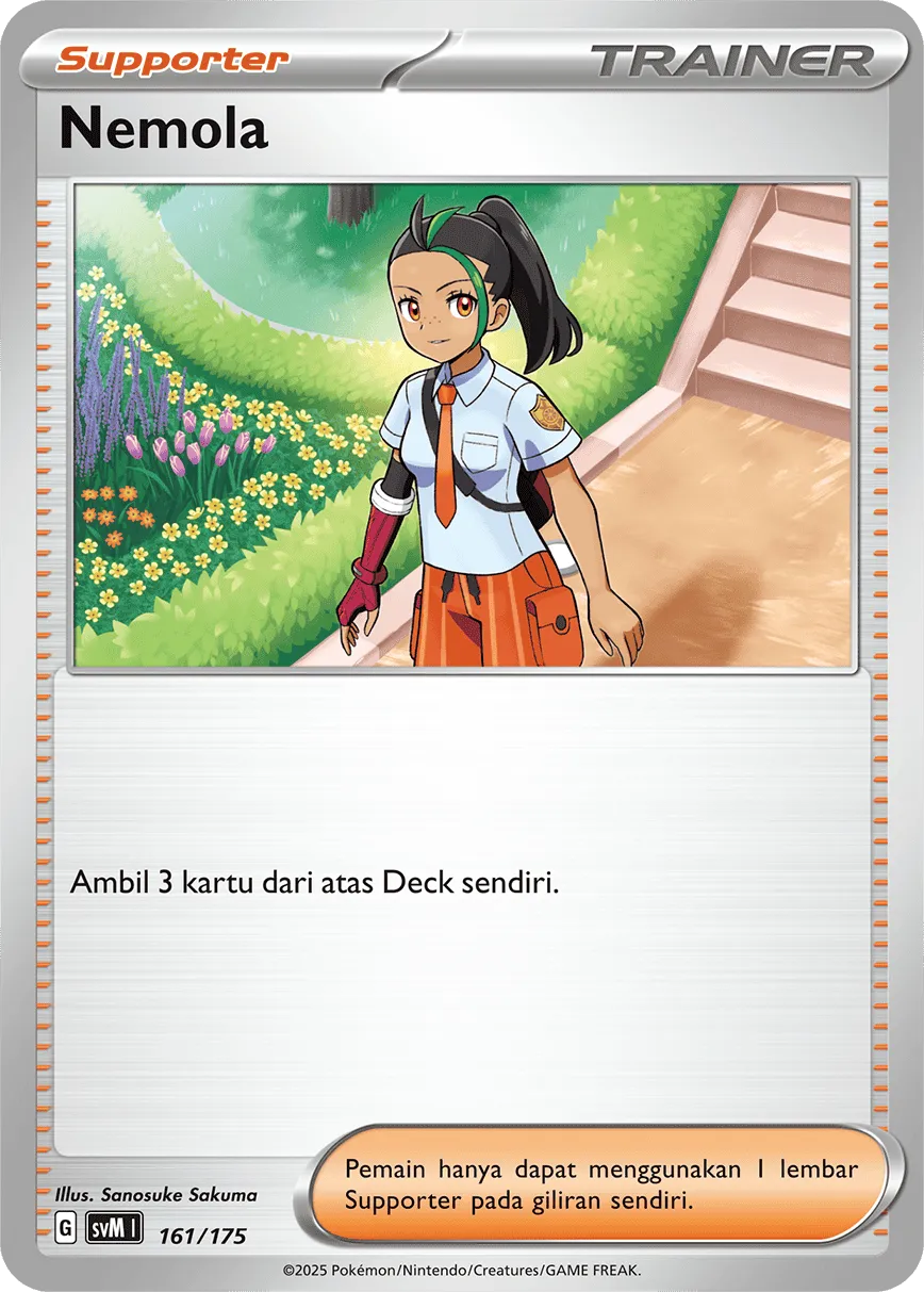 Nemona 161 — Generations Starter Decks (Indonesian Pokémon TCG card)