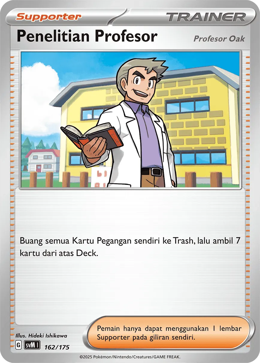 Professor's Research 162 — Generations Starter Decks (Indonesian Pokémon TCG card)