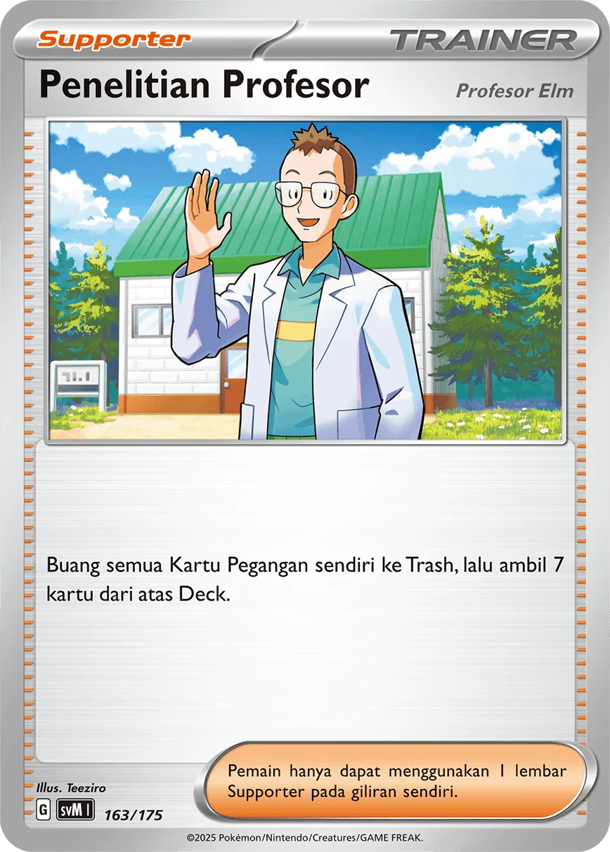 Professor's Research 163 — Generations Starter Decks (Indonesian Pokémon TCG card)