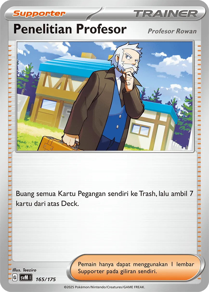 Professor's Research 165 — Generations Starter Decks (Indonesian Pokémon TCG card)