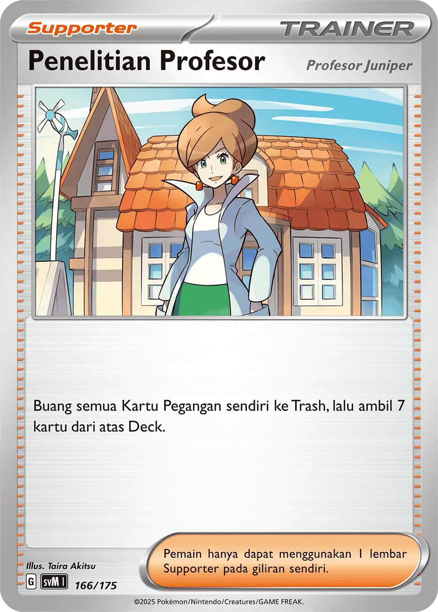 Professor's Research 166 — Generations Starter Decks (Indonesian Pokémon TCG card)