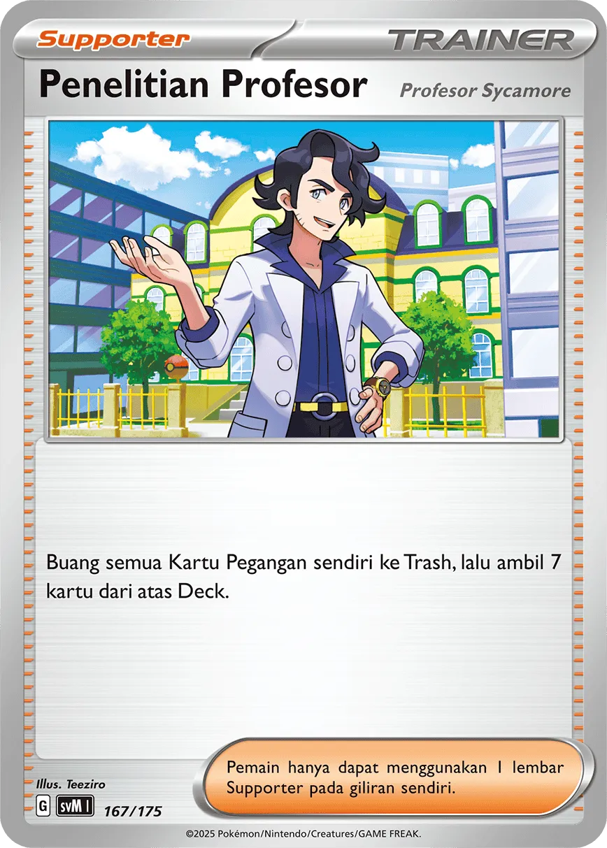 Professor's Research 167 — Generations Starter Decks (Indonesian Pokémon TCG card)