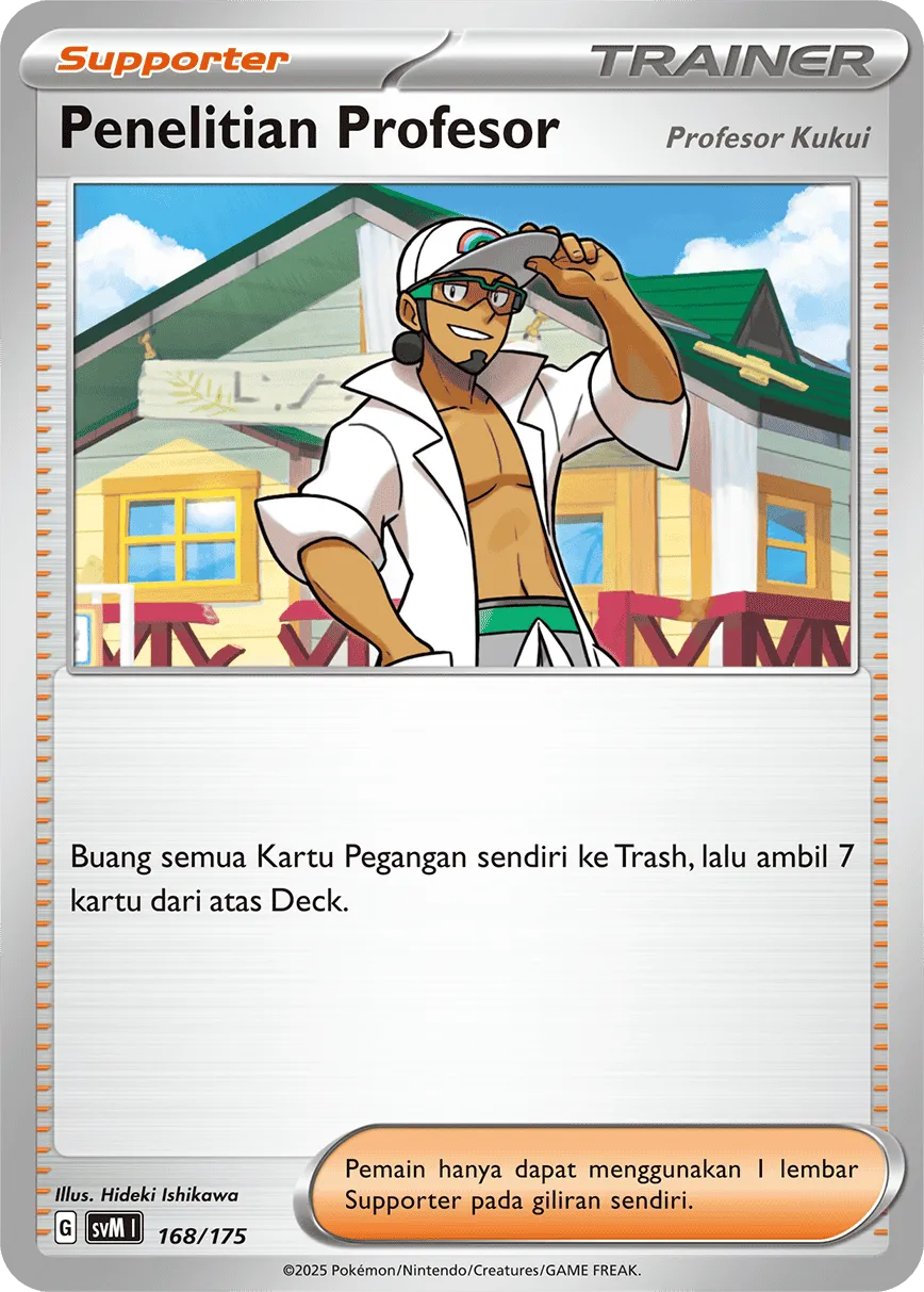 Professor's Research 168 — Generations Starter Decks (Indonesian Pokémon TCG card)