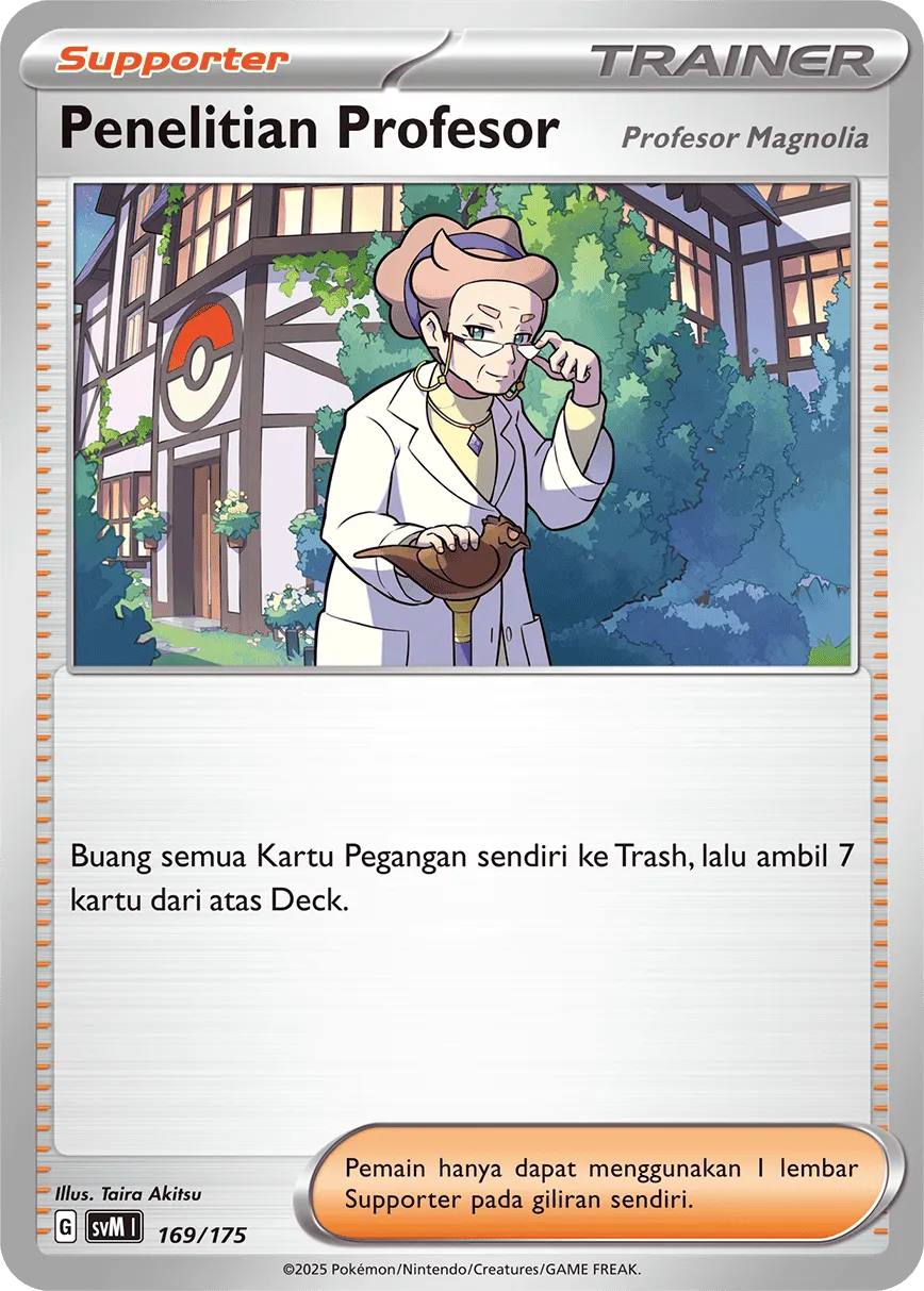 Professor's Research 169 — Generations Starter Decks (Indonesian Pokémon TCG card)