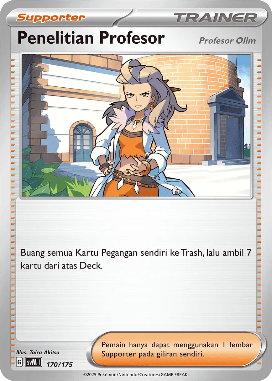 Professor's Research 170 — Generations Starter Decks (Indonesian Pokémon TCG card)