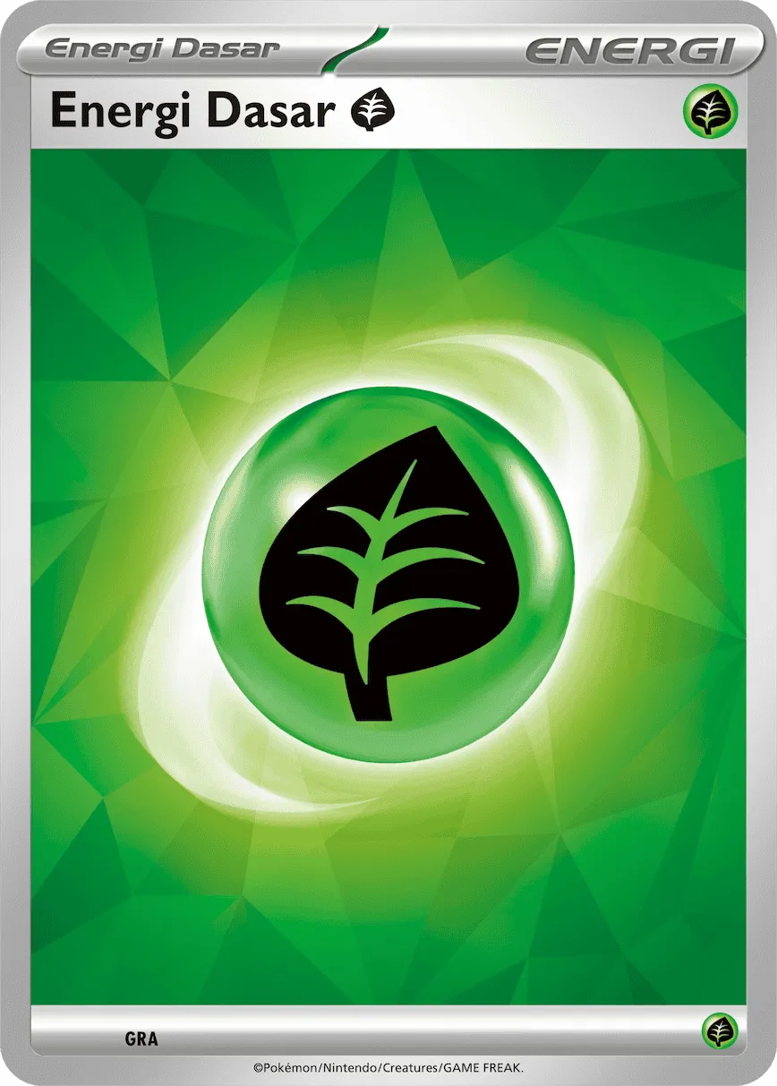 Basic Grass Energy NO/176 — Generations Starter Decks (Indonesian Pokémon TCG card)