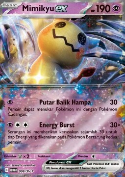 Mimikyu ex 006 — Scarlet & Violet Indonesian Promos Singles (Indonesian Pokémon TCG card)