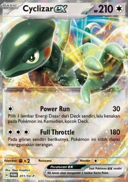Cyclizar ex 011 — Scarlet & Violet Indonesian Promos Singles (Indonesian Pokémon TCG card)