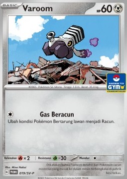 Varoom 019 — Scarlet & Violet Indonesian Promos Singles (Indonesian Pokémon TCG card)