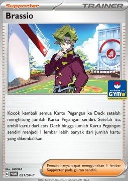 Brassius 021 — Scarlet & Violet Indonesian Promos Singles (Indonesian Pokémon TCG card)