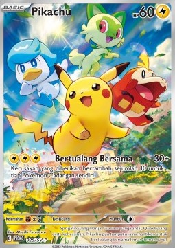 Pikachu 025 — Scarlet & Violet Indonesian Promos Singles (Indonesian Pokémon TCG card)