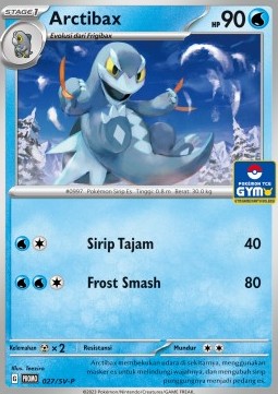 Arctibax 027 — Scarlet & Violet Indonesian Promos Singles (Indonesian Pokémon TCG card)