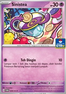 Sinistea 029 — Scarlet & Violet Indonesian Promos Singles (Indonesian Pokémon TCG card)