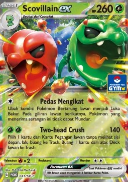 Scovillain ex 041 — Scarlet & Violet Indonesian Promos Singles (Indonesian Pokémon TCG card)