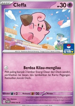 Cleffa 044 — Scarlet & Violet Indonesian Promos Singles (Indonesian Pokémon TCG card)
