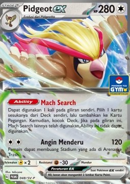 Pidgeot ex 048 — Scarlet & Violet Indonesian Promos Singles (Indonesian Pokémon TCG card)