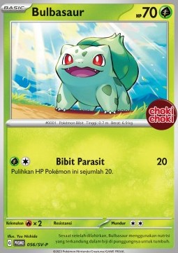 Bulbasaur 056 — Scarlet & Violet Indonesian Promos Singles (Indonesian Pokémon TCG card)