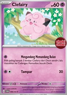 Clefairy 066 — Scarlet & Violet Indonesian Promos Singles (Indonesian Pokémon TCG card)