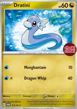 Dratini 071 — Scarlet & Violet Indonesian Promos Singles (Indonesian Pokémon TCG card)