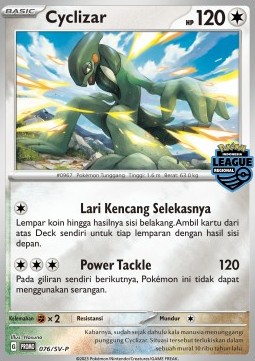 Cyclizar 076 — Scarlet & Violet Indonesian Promos Singles (Indonesian Pokémon TCG card)