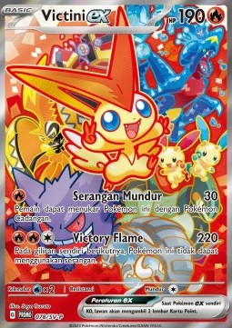 Victini ex 078 — Scarlet & Violet Indonesian Promos Singles (Indonesian Pokémon TCG card)