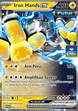 Iron Hands ex 082 — Scarlet & Violet Indonesian Promos Singles (Indonesian Pokémon TCG card)