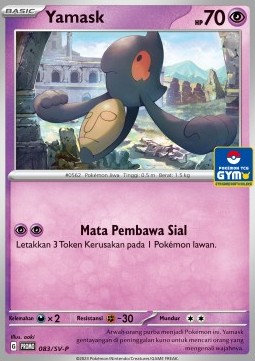 Yamask 083 — Scarlet & Violet Indonesian Promos Singles (Indonesian Pokémon TCG card)