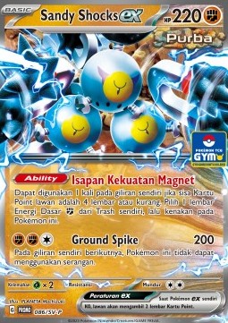 Sandy Shocks ex 086 — Scarlet & Violet Indonesian Promos Singles (Indonesian Pokémon TCG card)