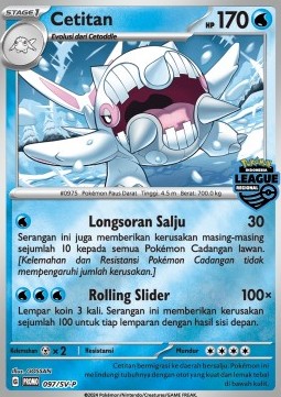 Cetitan 097 — Scarlet & Violet Indonesian Promos Singles (Indonesian Pokémon TCG card)