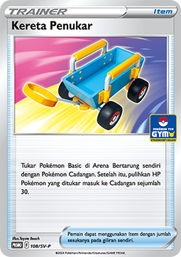 Switch Cart 108 — Scarlet & Violet Indonesian Promos Singles (Indonesian Pokémon TCG card)