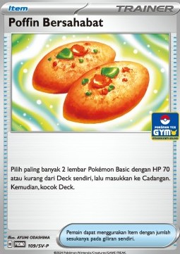 Buddy-Buddy Poffin 109 — Scarlet & Violet Indonesian Promos Singles (Indonesian Pokémon TCG card)