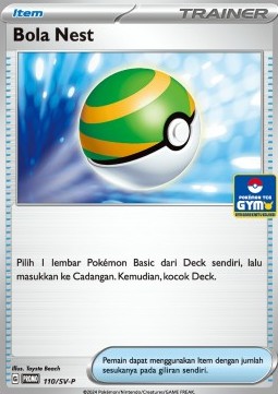 Nest Ball 110 — Scarlet & Violet Indonesian Promos Singles (Indonesian Pokémon TCG card)