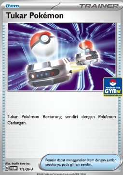 Switch 111 — Scarlet & Violet Indonesian Promos Singles (Indonesian Pokémon TCG card)