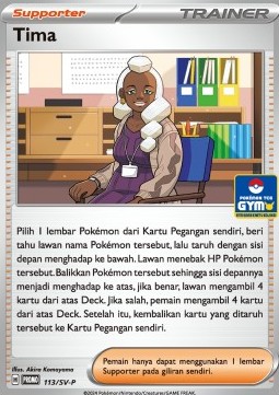 Tyme 113 — Scarlet & Violet Indonesian Promos Singles (Indonesian Pokémon TCG card)