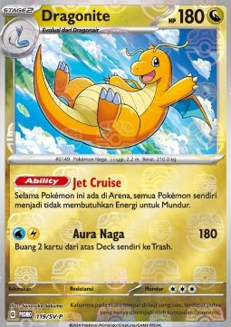 Dragonite 119 — Scarlet & Violet Indonesian Promos Singles (Indonesian Pokémon TCG card)