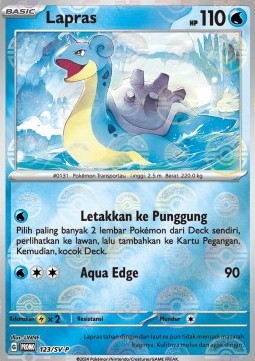 Lapras 123 — Scarlet & Violet Indonesian Promos Singles (Indonesian Pokémon TCG card)