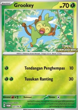 Grookey 127 — Scarlet & Violet Indonesian Promos Singles (Indonesian Pokémon TCG card)