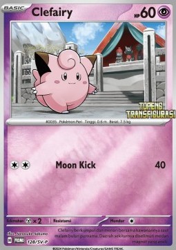 Clefairy 128 — Scarlet & Violet Indonesian Promos Singles (Indonesian Pokémon TCG card)