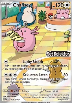 Chansey 130 — Scarlet & Violet Indonesian Promos Singles (Indonesian Pokémon TCG card)
