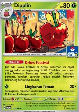 Dipplin 131 — Scarlet & Violet Indonesian Promos Singles (Indonesian Pokémon TCG card)