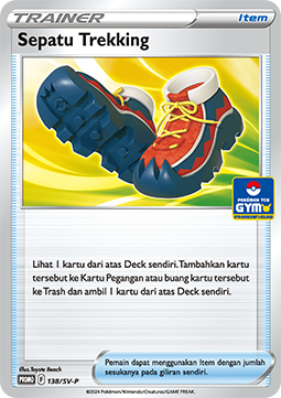 Trekking Shoes 138 — Scarlet & Violet Indonesian Promos Singles (Indonesian Pokémon TCG card)
