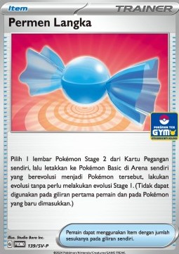 Rare Candy 139 — Scarlet & Violet Indonesian Promos Singles (Indonesian Pokémon TCG card)