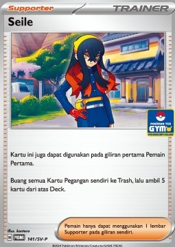 Carmine 141 — Scarlet & Violet Indonesian Promos Singles (Indonesian Pokémon TCG card)
