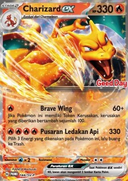 Charizard ex 144 — Scarlet & Violet Indonesian Promos Singles (Indonesian Pokémon TCG card)