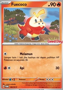 Fuecoco 146 — Scarlet & Violet Indonesian Promos Singles (Indonesian Pokémon TCG card)